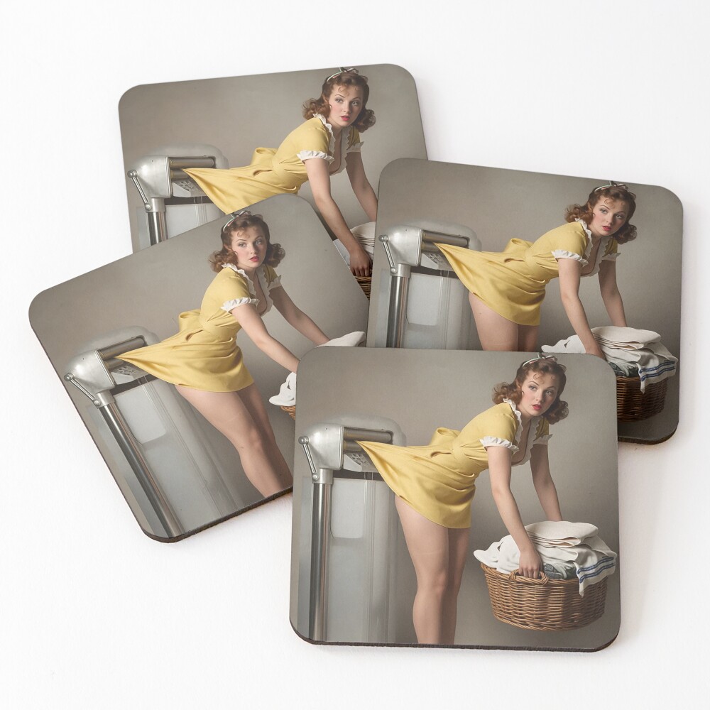 Item preview, Coasters (Set of 4) designed and sold by TheReaLifePinup.