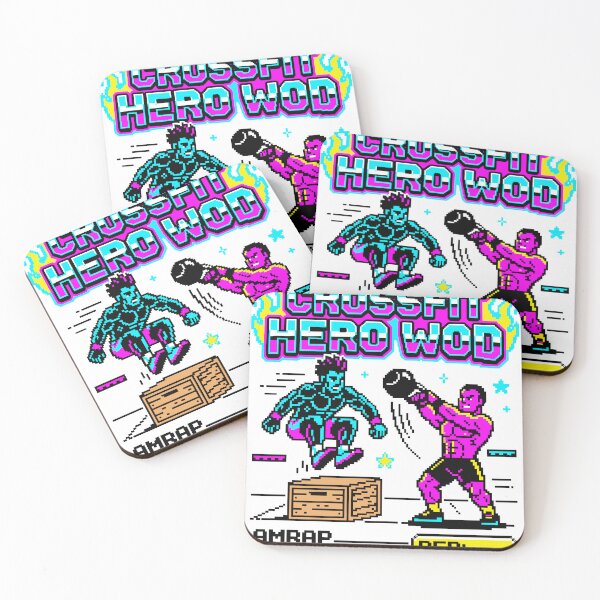 Item preview, CrossFit Hero WOD — Neon Retro Game designed and sold by 1RSN.