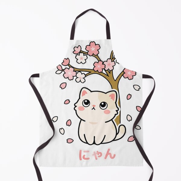 Item preview, Kawaii Neko Cat Sakura Cherry Blossom Japanese designed and sold by JMDesignHub.