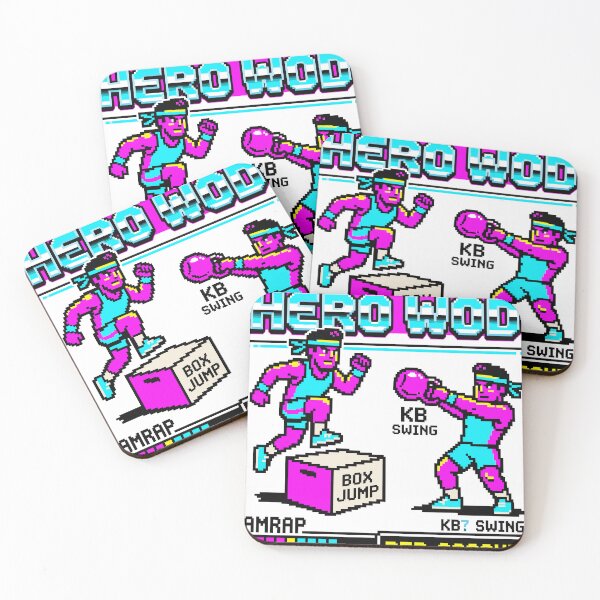 Item preview, CrossFit Hero WOD — Retro Game V4 designed and sold by 1RSN.