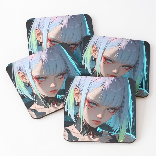 Item preview, Lucy Cyberpunk Edgerunners | Dark Neon Netrunner Anime Fan Art  designed and sold by Dyan4.