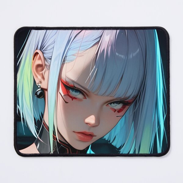 Item preview, Lucy Cyberpunk Edgerunners | Dark Neon Netrunner Anime Fan Art designed and sold by Dyan4.