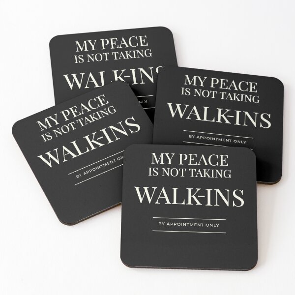 Item preview, My Peace Is Not Taking Walk-Ins – Funny Introvert Boundary Humor designed and sold by Lyfeinsights.