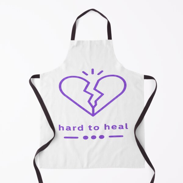 Item preview, Hard to Heal – Broken Heart Purple Aesthetic designed and sold by Velora Design .