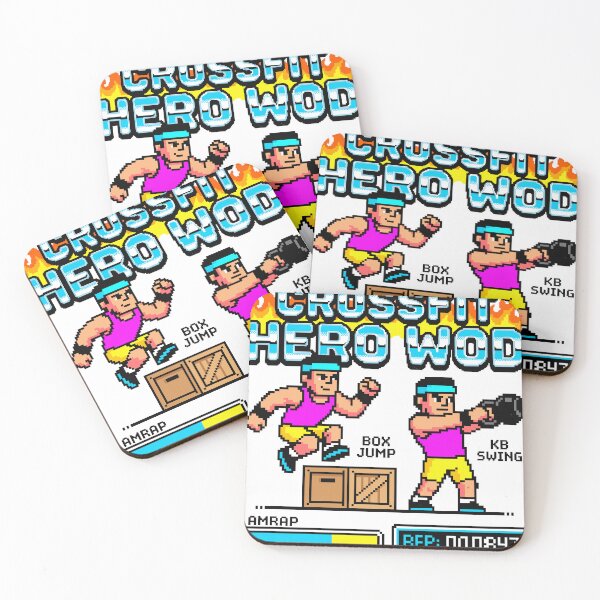 Item preview, CrossFit Hero WOD — Retro Game V6 designed and sold by 1RSN.