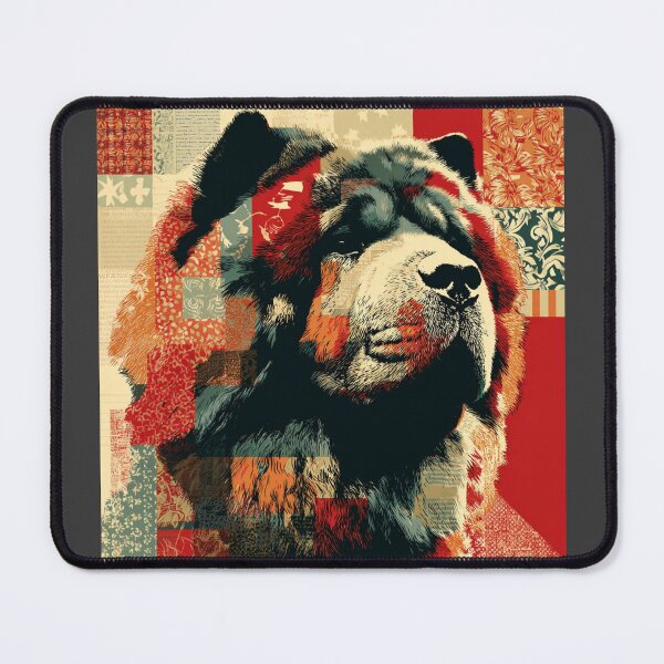 Item preview, Patchwork Chow chow puppy dog designed and sold by MendaciousMina.