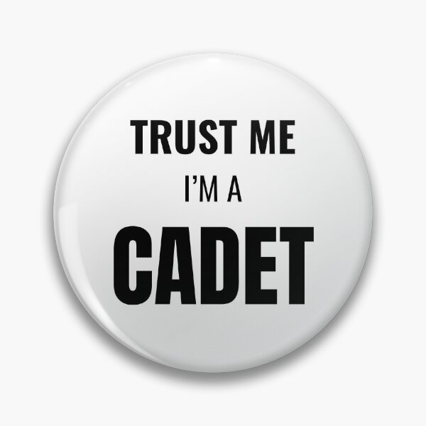 Item preview, Trust Me I'm a Cadet (Black) designed and sold by ShipCrewNation.