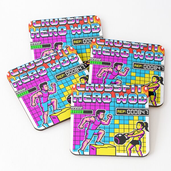 Item preview, CrossFit Hero WOD — Retro Game V7 designed and sold by 1RSN.