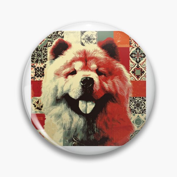 Item preview, Patchwork Chow chow puppy dog designed and sold by MendaciousMina.