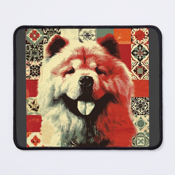 Item preview, Patchwork Chow chow puppy dog designed and sold by MendaciousMina.