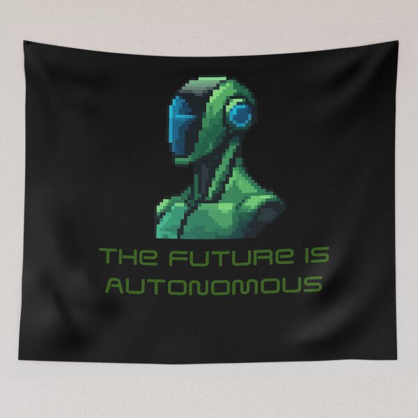 Item preview, Powered by AI Robot Design Futuristic Artificial Intelligence Tech Aesthetic Machine Learning Cyberpunk Graphic designed and sold by TEEJAMBOREE.