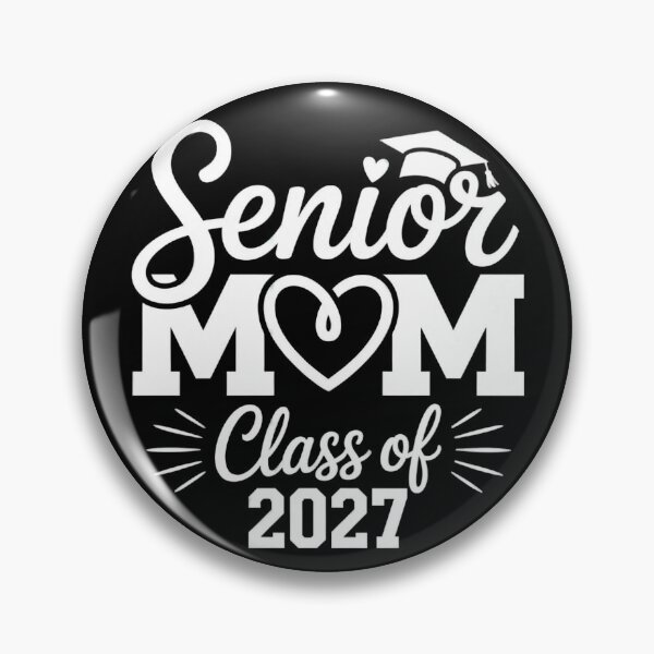 Item preview, Senior Mom Class of 2027 Graduation Cap Heart designed and sold by SuperAndSocial.
