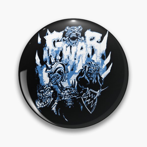Item preview, Blue Silhouette Metal Monster Band designed and sold by GlamRetro.