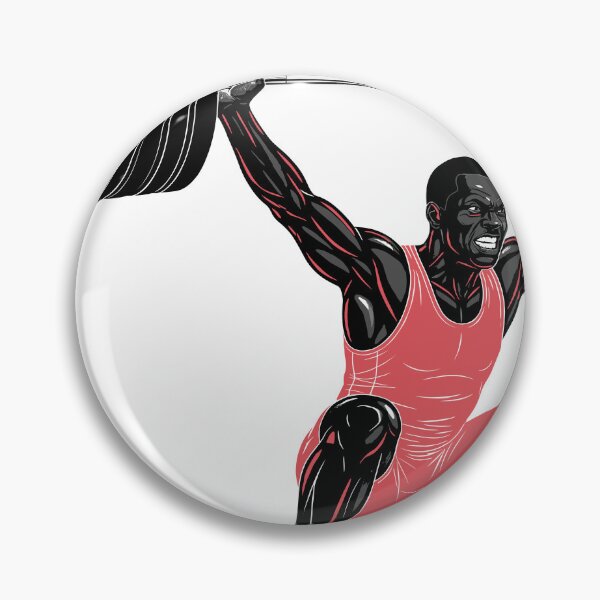 Item preview, Weightlifter Silhouette — Red Edition V1 designed and sold by 1RSN.