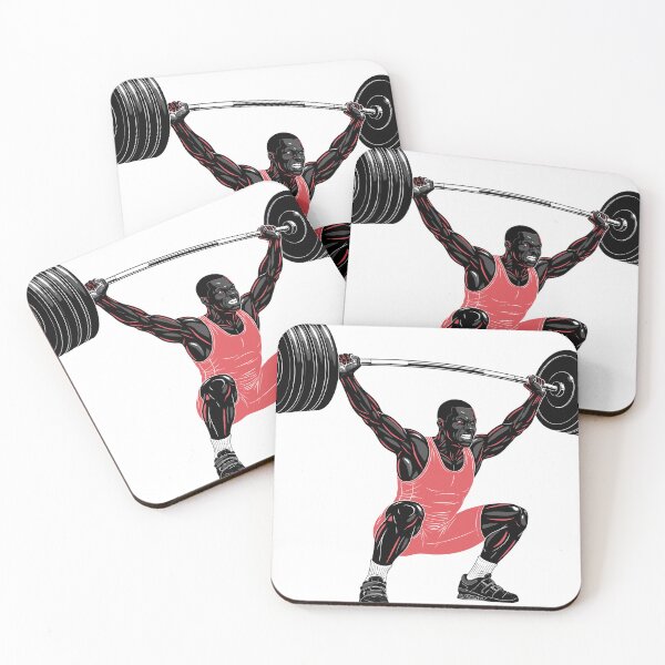 Item preview, Weightlifter Silhouette — Red Edition V1 designed and sold by 1RSN.