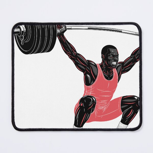 Item preview, Weightlifter Silhouette — Red Edition V1 designed and sold by 1RSN.