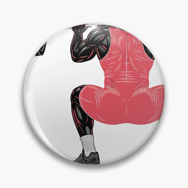 Item preview, Weightlifter Silhouette — Squat Red designed and sold by 1RSN.
