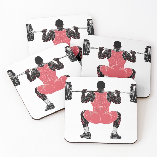 Item preview, Weightlifter Silhouette — Squat Red designed and sold by 1RSN.
