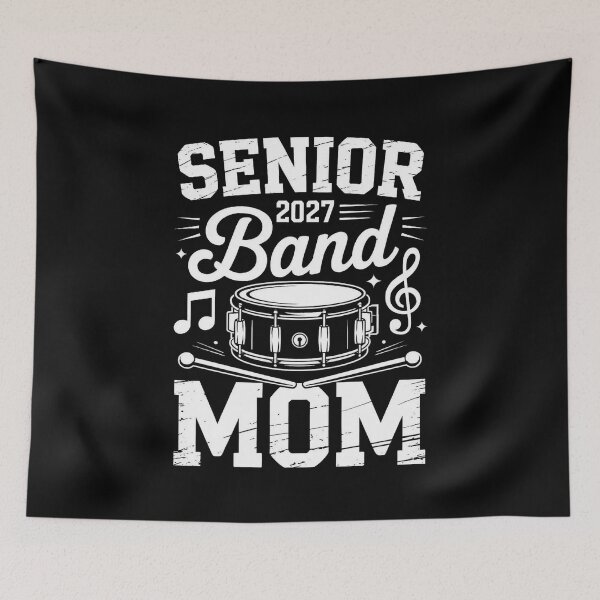 Item preview, Senior 2027 Band Mom Drum Music Graduation designed and sold by SuperAndSocial.