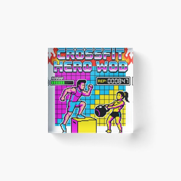 Item preview, CrossFit Hero WOD — Retro Game V7 designed and sold by 1RSN.