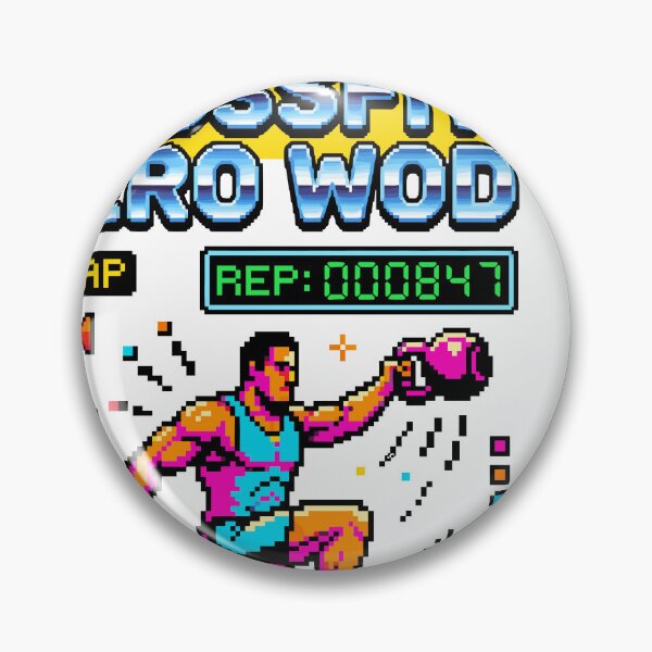 Item preview, CrossFit Hero WOD — Retro Game V8 designed and sold by 1RSN.