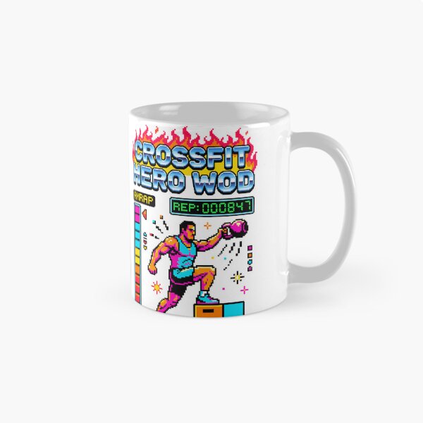 Item preview, Entrenamiento del día de CrossFit Hero — Juego retro V8 designed and sold by 1RSN.