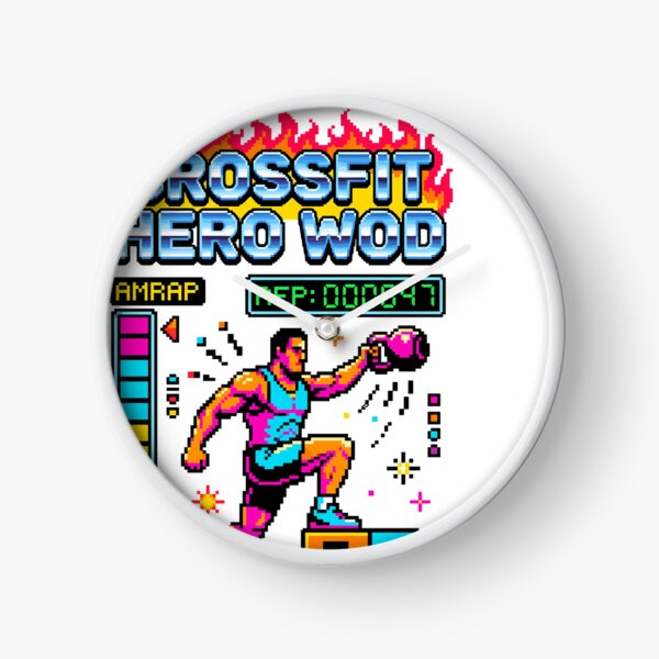 Item preview, CrossFit Hero WOD — Retro Game V8 designed and sold by 1RSN.