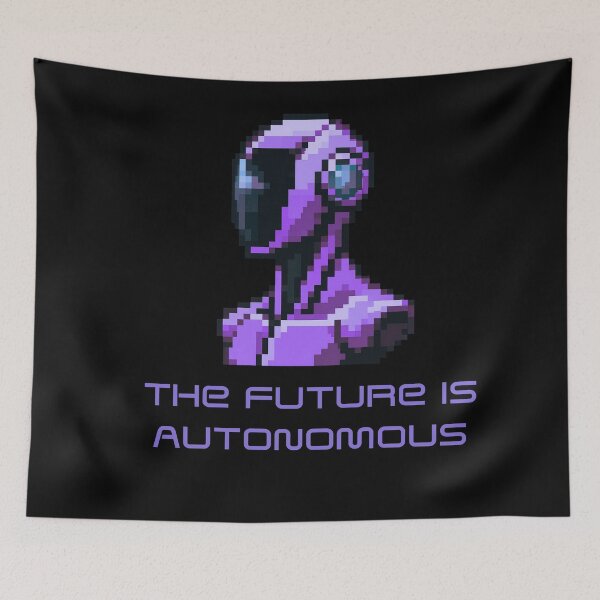 Item preview, Powered by AI Robot Design Futuristic Artificial Intelligence Tech Aesthetic Machine Learning Cyberpunk Graphic designed and sold by TEEJAMBOREE.