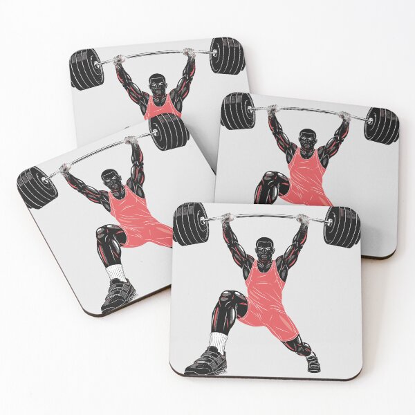 Item preview, Weightlifter Silhouette — Overhead Press Black designed and sold by 1RSN.