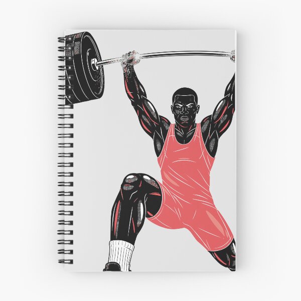 Item preview, Weightlifter Silhouette — Overhead Press Black designed and sold by 1RSN.