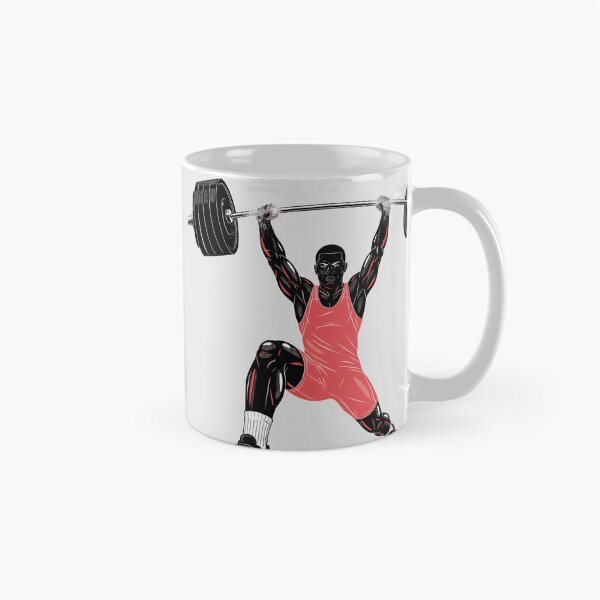 Item preview, Weightlifter Silhouette — Overhead Press Black designed and sold by 1RSN.