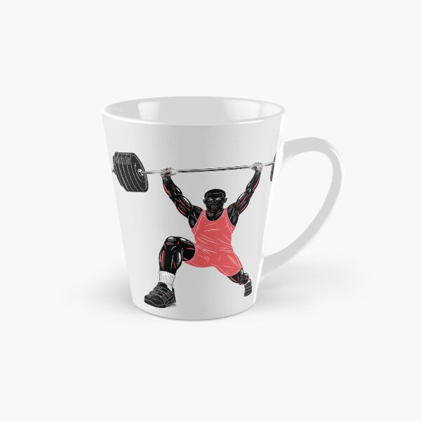 Item preview, Weightlifter Silhouette — Overhead Press Black designed and sold by 1RSN.