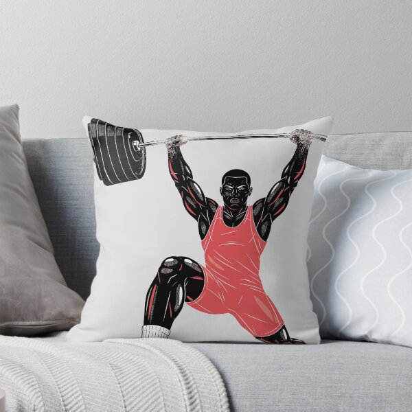 Item preview, Weightlifter Silhouette — Overhead Press Black designed and sold by 1RSN.