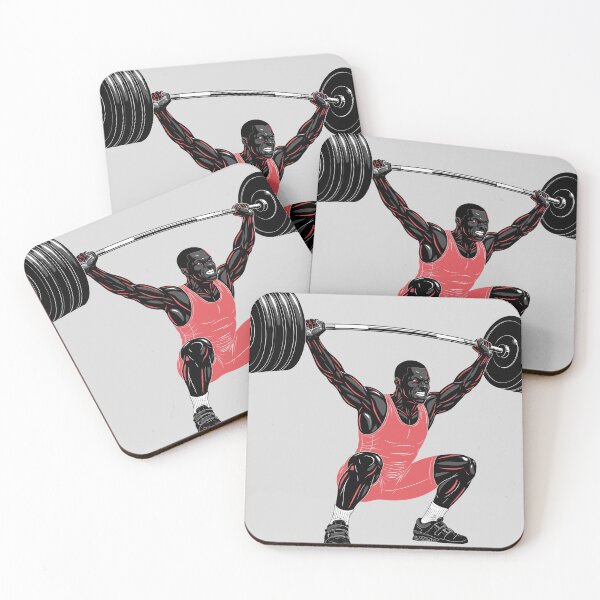 Item preview, Weightlifter Silhouette — Red Edition V1 designed and sold by 1RSN.