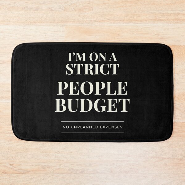 Item preview, I’m On A Strict People Budget – Funny Introvert Social Battery Shirt designed and sold by Lyfeinsights.
