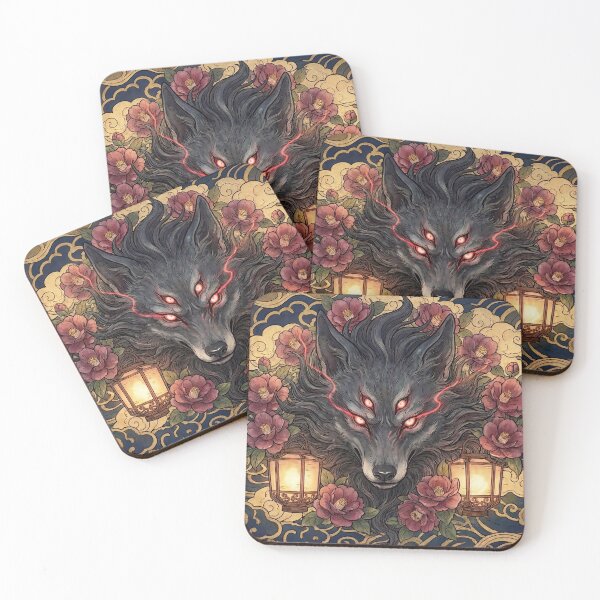 Item preview, Fenrir and the Scarlet Camellia Bloom designed and sold by CalyCollab.