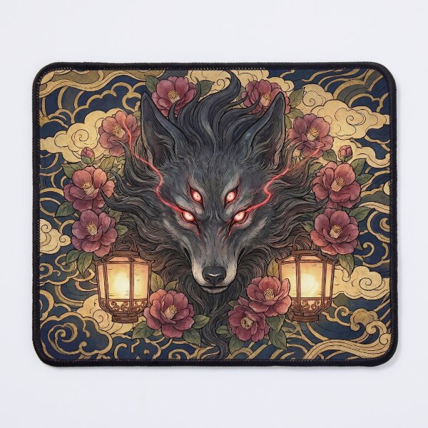 Item preview, Fenrir and the Scarlet Camellia Bloom designed and sold by CalyCollab.
