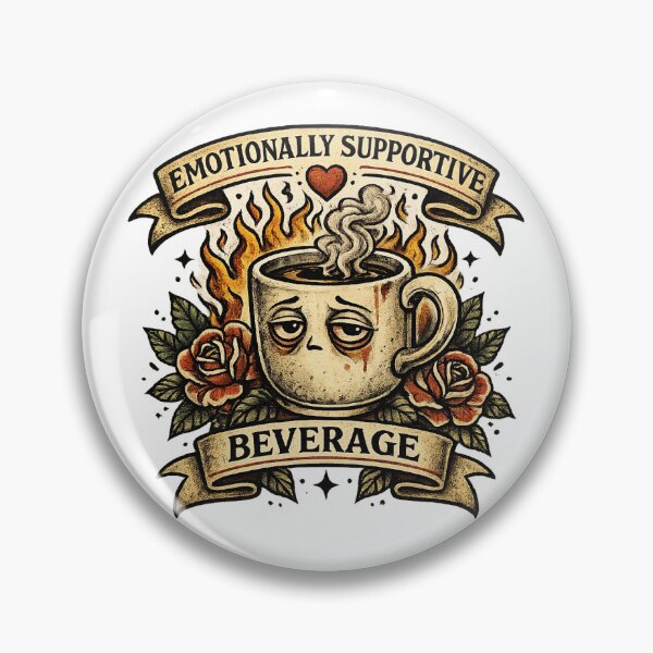 Item preview, Emotionally Supportive Coffee Cup designed and sold by Adamova.