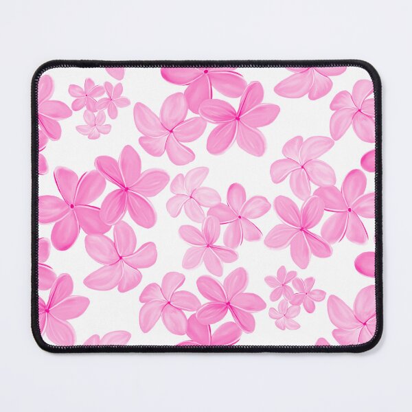 Item preview, Plumeria in Bright Pink Tones on White designed and sold by PD-Coastal.