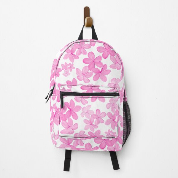 Item preview, Plumeria in Bright Pink Tones on White designed and sold by PD-Coastal.