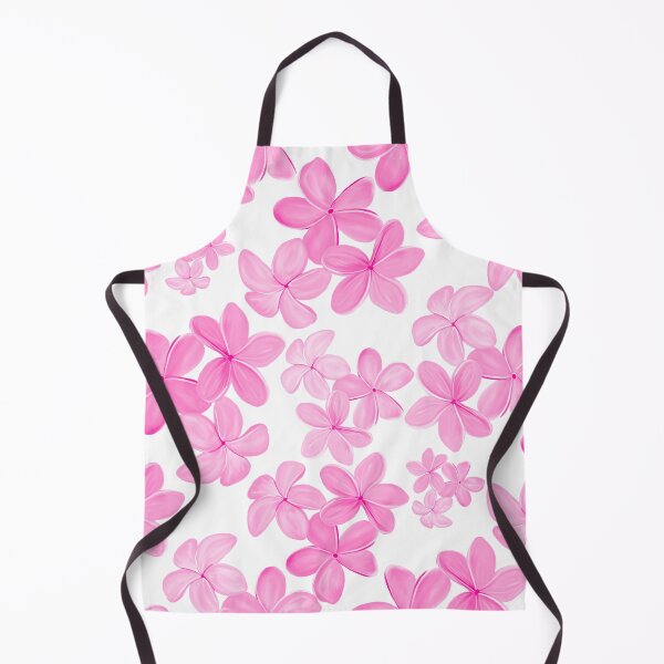 Item preview, Plumeria in Bright Pink Tones on White designed and sold by PD-Coastal.