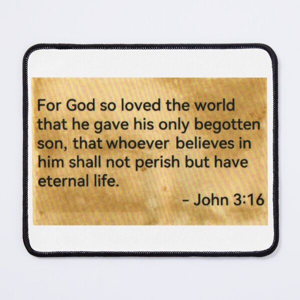 Item preview, John 3:16 designed and sold by di-Vera-Rosati.