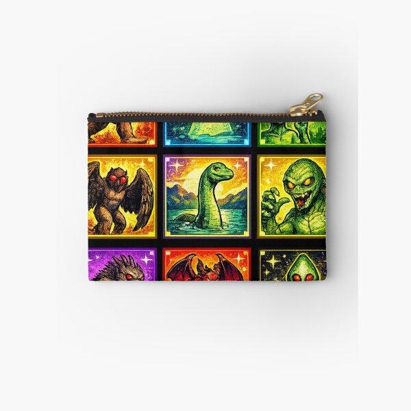 Item preview, Retro Cryptid Bigfoot UFO Aliens Pop Art Design designed and sold by redsharkuk.