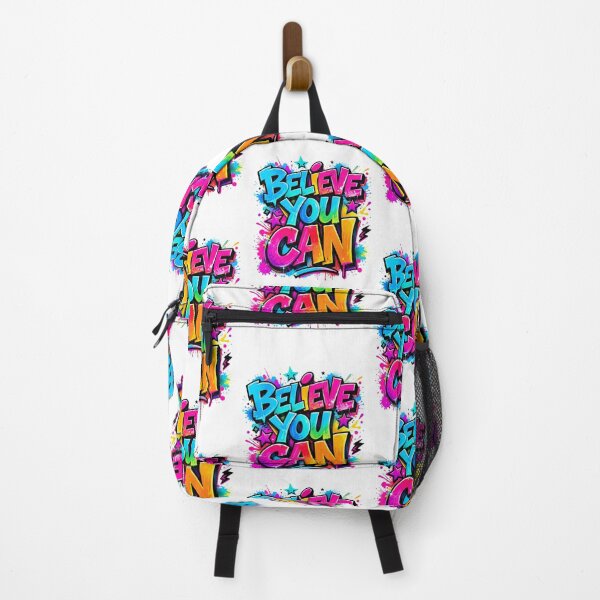 Item preview, Believe You Can Graffiti Neon Motivation Design | Colorful Streetwear Aesthetic designed and sold by allin14fun.