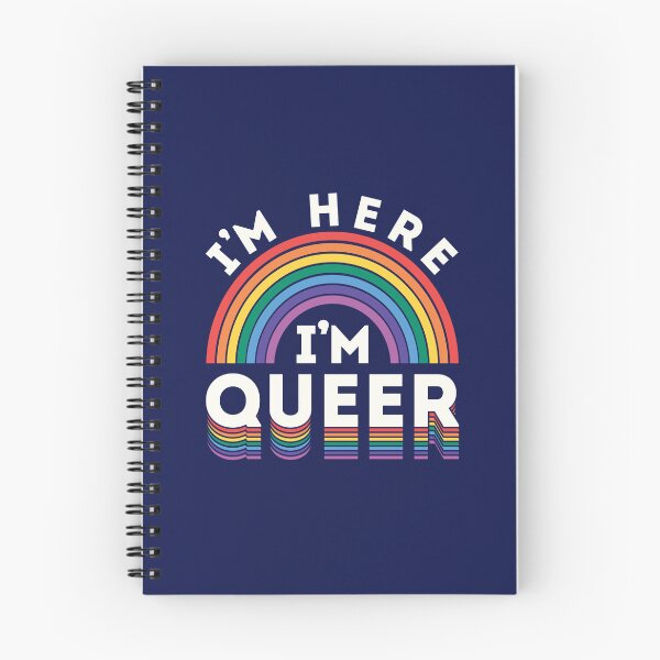 Item preview, I'm Here I'm Queer Gay Pride Rainbow designed and sold by jaygo.