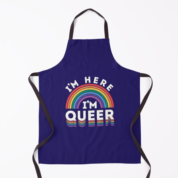 Item preview, I'm Here I'm Queer Gay Pride Rainbow designed and sold by jaygo.