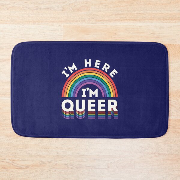 Item preview, I'm Here I'm Queer Gay Pride Rainbow designed and sold by jaygo.