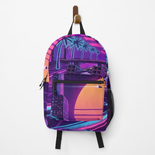 Item preview, Neon Pink & Red Sun: 80s Outrun Aesthetic designed and sold by RetroCose.