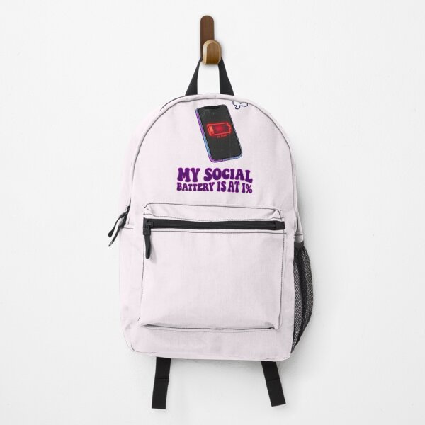 Item preview, My Social Battery Is At 1% Funny Introvert PNG Design  designed and sold by arifali786.