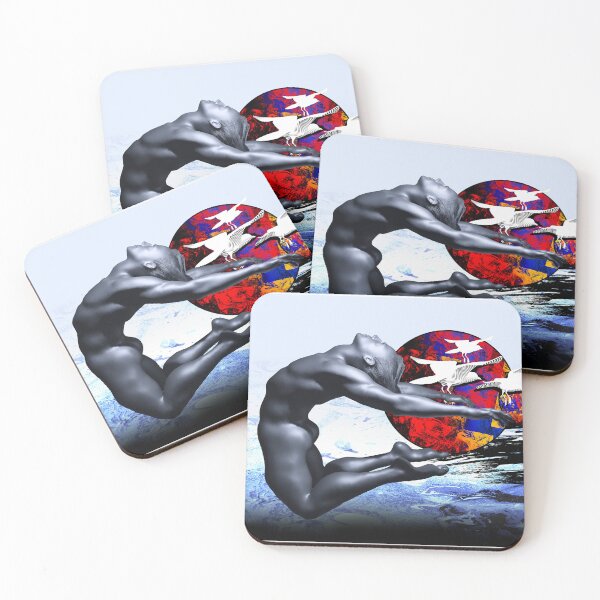 Item preview, Ballet dancer jumping with birds flying designed and sold by Arija07.